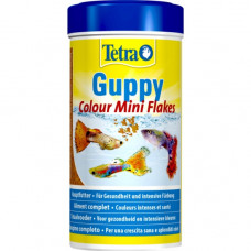Tetra Guppy Colour,корм для усиления насыщенности окраса гуппи 250 ml хлопья (75 г)