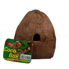 Укрытие для рептилий LUCKY REPTILE COCO BOX, целый кокос,15x14x16 см